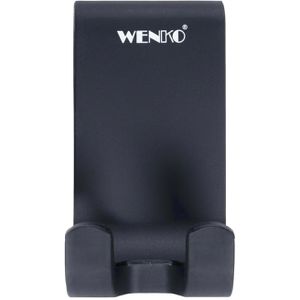 Produktbild für Duschabzieher Wenko Mola XXL, aus Edelstahl, schwarz