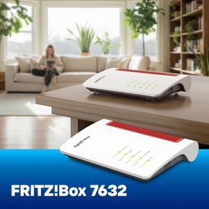 Produktbild für WLAN-Router AVM FRITZ!Box 7632, 20003167, DSL