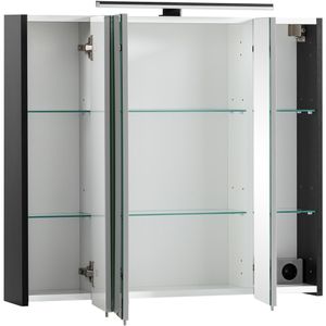 Produktbild für Spiegelschrank Schildmeyer Malte 155781, schwarz