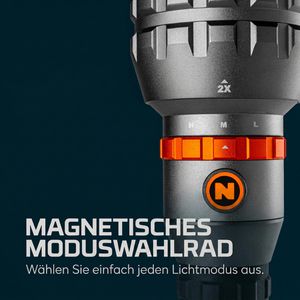 Produktbild für Taschenlampe Nebo Davinci 18000, LED, aufladbar