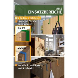 Produktbild für Türhaken 4smile für Außenseite, bunt
