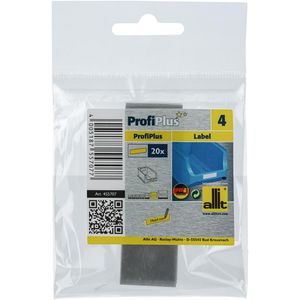 Produktbild für Beschriftungsschilder Allit 455707, weiß