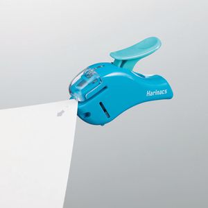 Produktbild für Heftzange Kokuyo Harinacs Small Plus, aus Kunstoff, blau