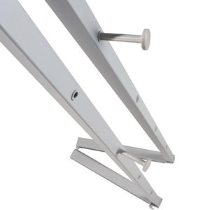 Produktbild für Staffelei Sprintis Aluminium, mit Tragetasche, silber