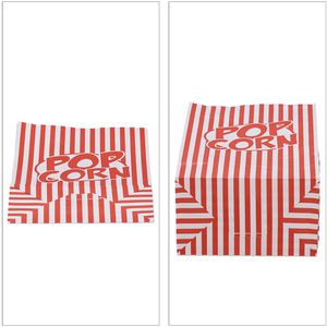 Produktbild für Popcorn-Tüten Relaxdays 10028739 rot/weiß