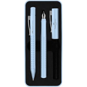 Produktbild für Schreibset Faber-Castell Grip 2010 sky blue, 2-teilig