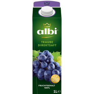 Produktbild für Saft albi Traube, Direktsaft ohne Zuckerzusatz