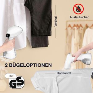 Produktbild für Dampfglätter LEBENLANG Steamer LBD528W
