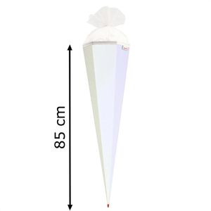 Produktbild für Schultüte Roth 668531, Rohling, weiß