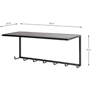 Produktbild für Wandgarderobe Haku-Möbel 25511, Metall