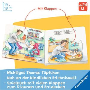 Produktbild für Spielbuch Ravensburger Aufs Töpfchen gehen ist pipileicht