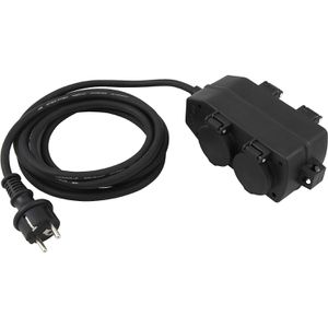 Steckdosenleiste McPower mit 3m Kabel