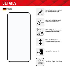 Produktbild für Displayschutzfolie Displex Panzerglas FC, 10H