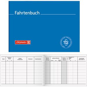 Produktbild für Fahrtenbuch Brunnen 1010141, A6 quer, sortiert