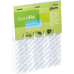 Pflaster Plum QuickFix Detectable Long, 30 Strips