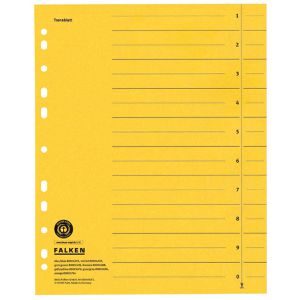 Trennblätter Falken 80001670, A4