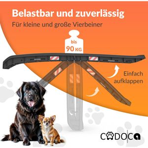 Produktbild für Auffahrrampe CADOCA 109913, Hunderampe
