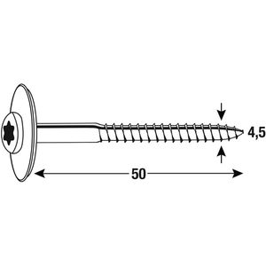Produktbild für Spenglerschrauben Connex KK3180064, Edelstahl A2