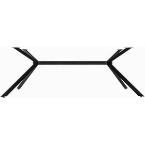 Produktbild für Tischbein CLP Cascada L 323440, schwarz aus Metall