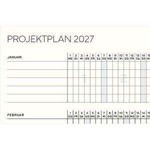 Produktbild für Buchkalender Leuchtturm1917 Port Red Medium, Jahr 2027
