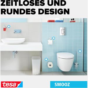 Produktbild für Handtuchhalter Tesa Smooz 40321, silber