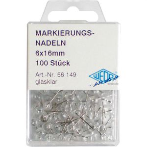 Produktbild für Markierungsnadeln Wedo 56149, transparent