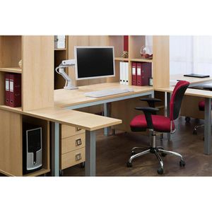 Produktbild für Monitorhalterung Ergotron HX Arm, weiß, VESA 75x75 &amp; 100x100mm