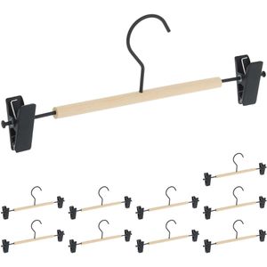 Produktbild für Hosenbügel Relaxdays 100377250, aus Metall / Holz