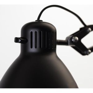Produktbild für Schreibtischlampe Luxo L-1, schwarz, LED