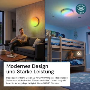 Produktbild für Deckenleuchte Luxula LX300299 Skylight, weiß, LED