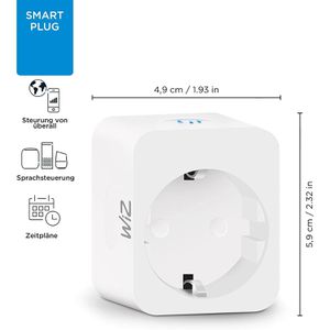 Produktbild für Smart-Steckdose WiZ Smart Plug, für innen