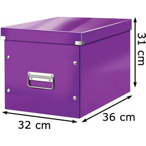 Produktbild für Aufbewahrungsbox Leitz 6108-00-62 Click&amp;Store Cube