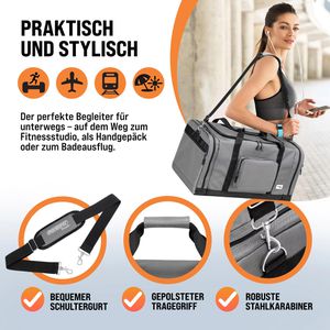 Produktbild für Reisetasche Monzana 109601, anthrazit, 70 cm