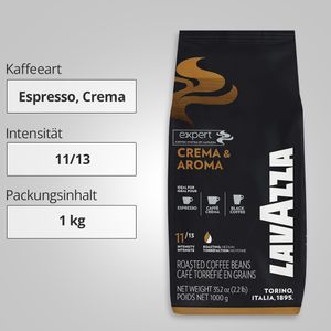 Produktbild für Kaffee Lavazza Expert Crema &amp; Aroma