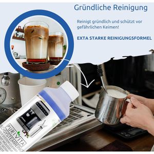 Produktbild für Milchschaumreiniger Purivita für Sahnespender&amp;Kaffeeautomaten