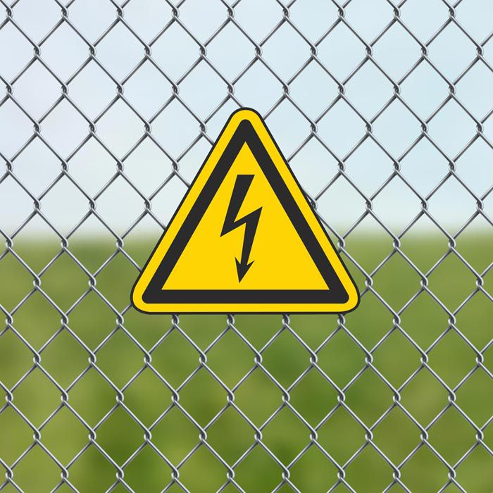 Abtec Hinweisschild ISO 7010 W012, Folie, 20 cm, Warnzeichen ...