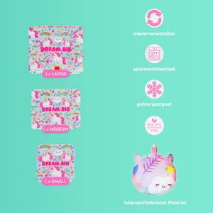 Produktbild für Druckverschlussbeutel Legami ZB0001, Unicorn
