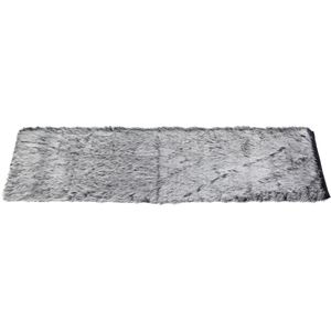 Produktbild für Tischläufer Frank-Flechtwaren Dunkle Felloptik, 610008