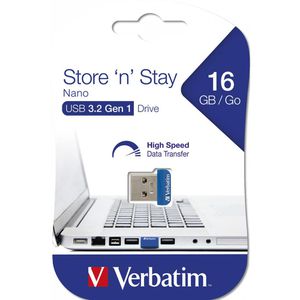 Produktbild für USB-Stick Verbatim Store n Stay NANO, 16 GB