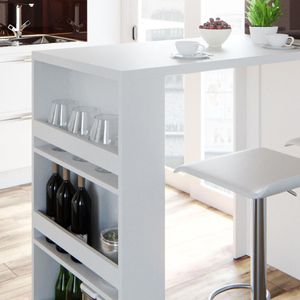 Produktbild für Bartisch Vicco weiß