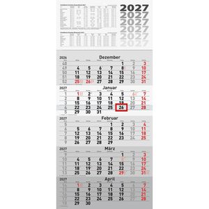 Produktbild für 5-Monatskalender Rido-Ide 7033520006 grau, mit Ferienübersicht
