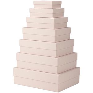 Produktbild für Geschenkbox Rössler-Papier 1341145358, Boxline Powder, weiß