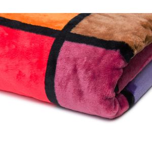 Produktbild für Kuscheldecke Gözze Antigua Cashmere Feeling, orange/rot/gelb