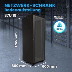 Produktbild für Netzwerkschrank Extralink Standard, EX.14435, 19 Zoll