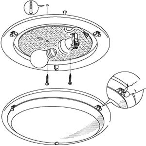 Produktbild für Wandleuchte Eglo PLanet 1, aus Stahl, für innen