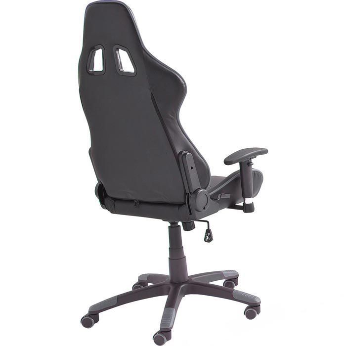 MCRACING 6 GamingStuhl, Kunstleder grau, Kopfstütze, mit Armlehnen, 62496SG3 Böttcher AG