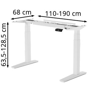 Produktbild für Schreibtischgestell FlexiSpot E7B-PRO 2026, 4 Memoryspeicher