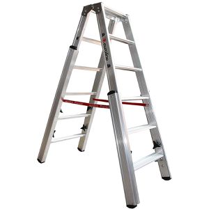 Produktbild für Stehleiter Euroline Nr. 30578, 3057806, beidseitig begehbar