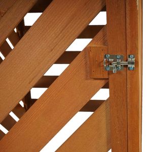 Produktbild für Mülltonnenbox Mendler HWC-J44 XL, Holz