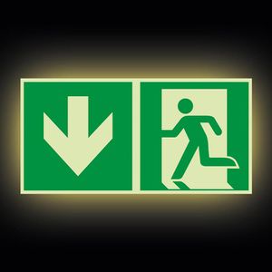 Produktbild für Hinweisschild Abtec ISO 7010 E001+E005 Kunststoff
